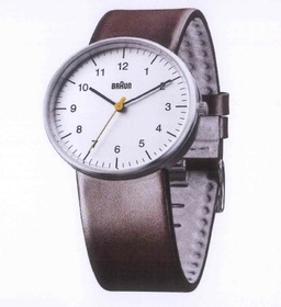 Braun Klassische Armbanduhr BN0021 WHBRG, weiß/braun