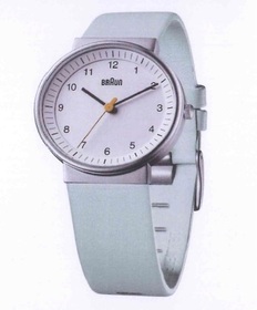 Braun Klassische Damen-Armbanduhr BN0031 WHTQL, weiß/türkis
