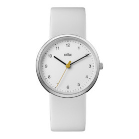 Braun Klassische Damen-Armbanduhr BN0231WHWHLAL, weiß
