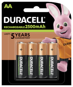 Duracell Recharge Ultra Akku AA (HR06) 2.500mAh B4 vorgeladen