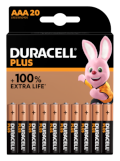 Duracell MN2400-Plus AAA K20 Alkali Micro Batterie