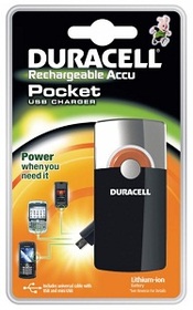 Duracell PPS4 Pocket USB Charger(Mobile Energiequelle) Li-Ion Akku