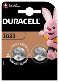 Duracell Lithium CR2032 B2 Knopfzellenbatterie
