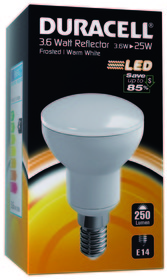 Duracell LED-Leuchte Reflektor E14 matt 3,6W (wie 25W) warmweiß R3
