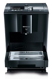 Severin #SEVERIN Kaffeevollautomat - S2+ One Touch, schwarz-glänzend